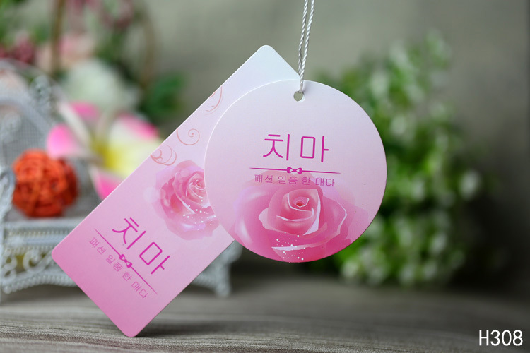 定做服裝吊牌印刷異形男女裝吊牌定制加厚紙卡訂做商標(biāo)合格證