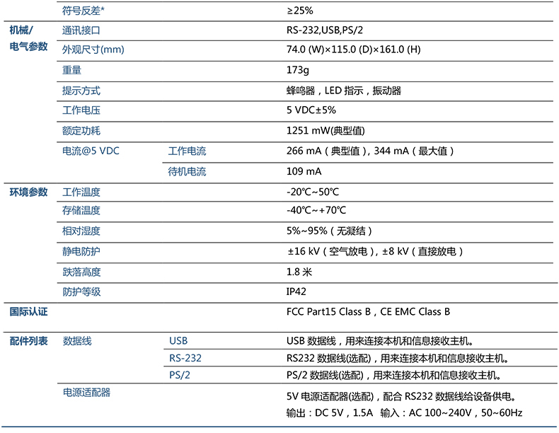 新大陸(NEWLAND) NVH200二維碼掃描槍 DPM碼工業(yè)型掃碼器倉(cāng)庫(kù)物流掃碼金屬碼掃描 USB接口