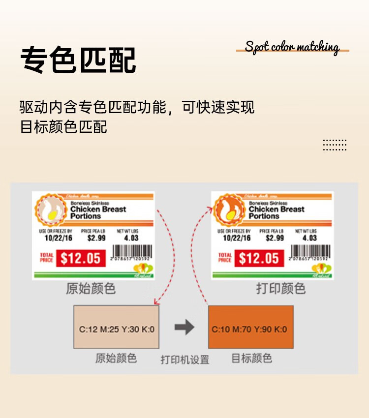 愛(ài)普生（EPSON）CW-C6030A/C6530P彩色噴墨標(biāo)簽打印機(jī) 危險(xiǎn)廢物環(huán)保標(biāo)識(shí)不干膠條碼打印機(jī)